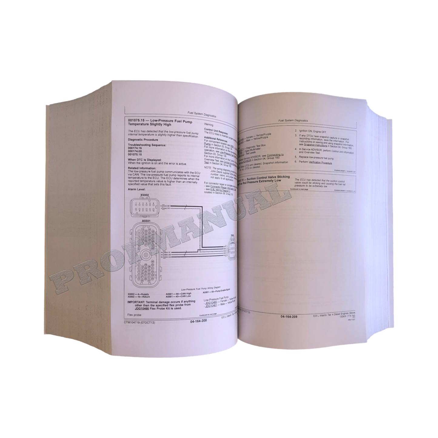 John Deere 6068 6,8-l-Motor Level 21 ECU Servicehandbuch