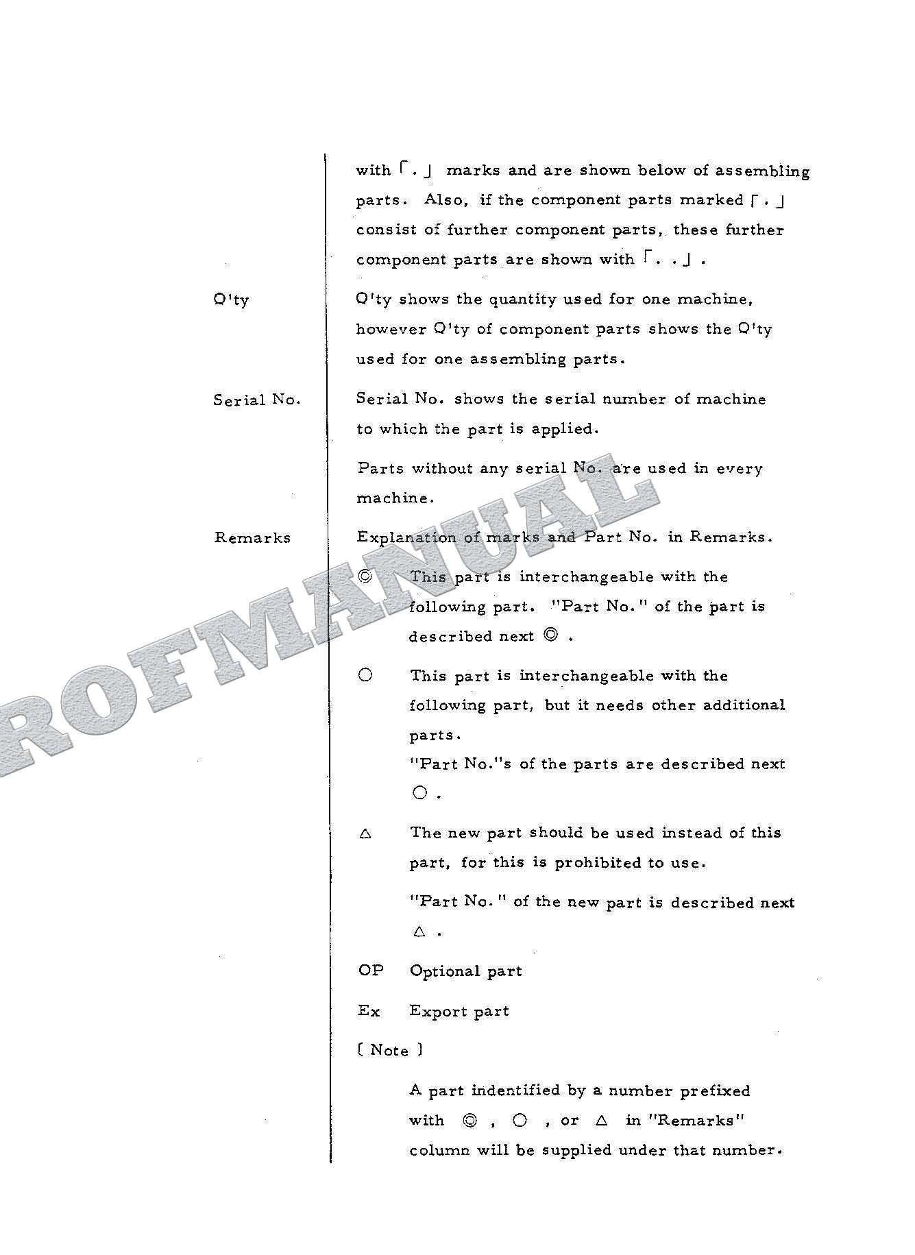 HITACHI UH052M Excavator Parts Catalog Manual