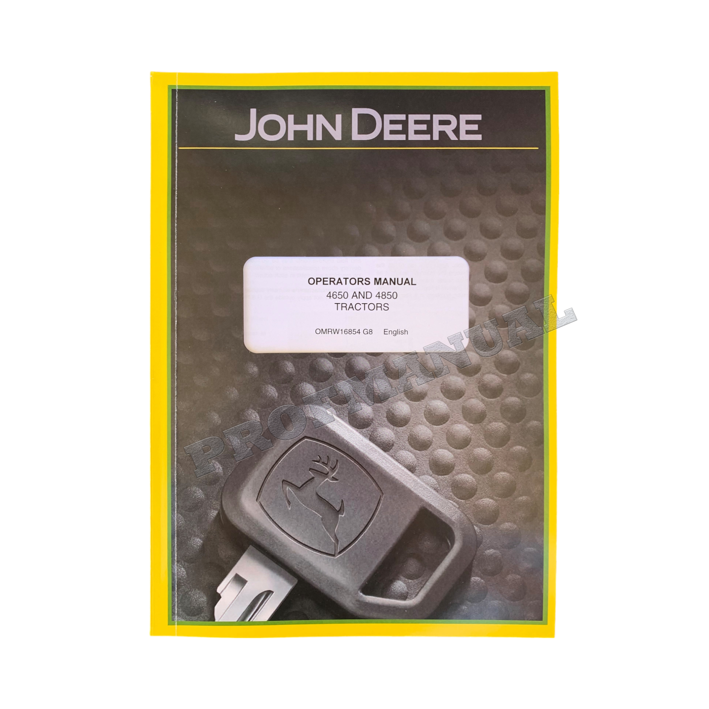 MANUEL D'UTILISATION DU TRACTEUR JOHN DEERE 4650 4850 + !BONUS!