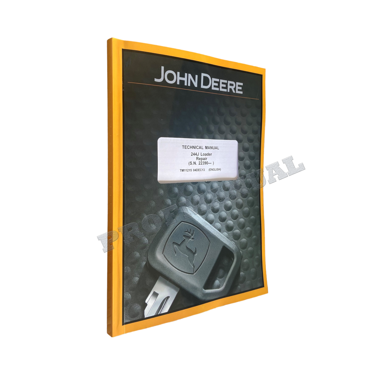 REPARATUR-SERVICEHANDBUCH FÜR JOHN DEERE 244J LADER + !BONUS! 