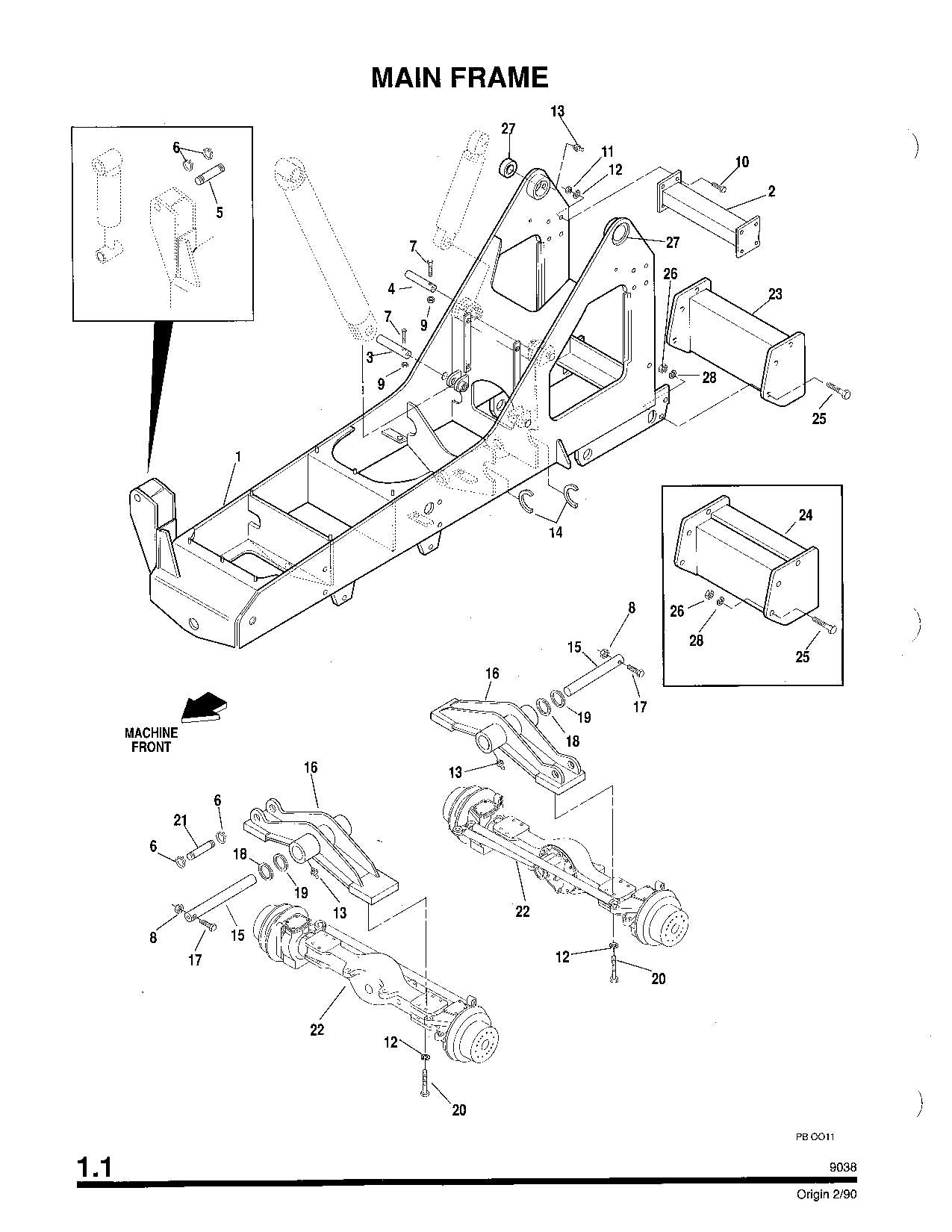 SKYTRAK 9038 Telehandler Parts Catalog Manual