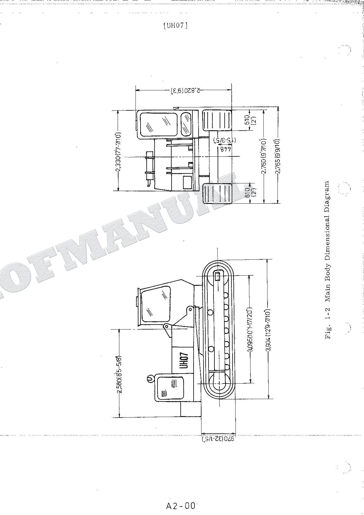 HITACHI UH07 Hudraulic Excavator Service manual