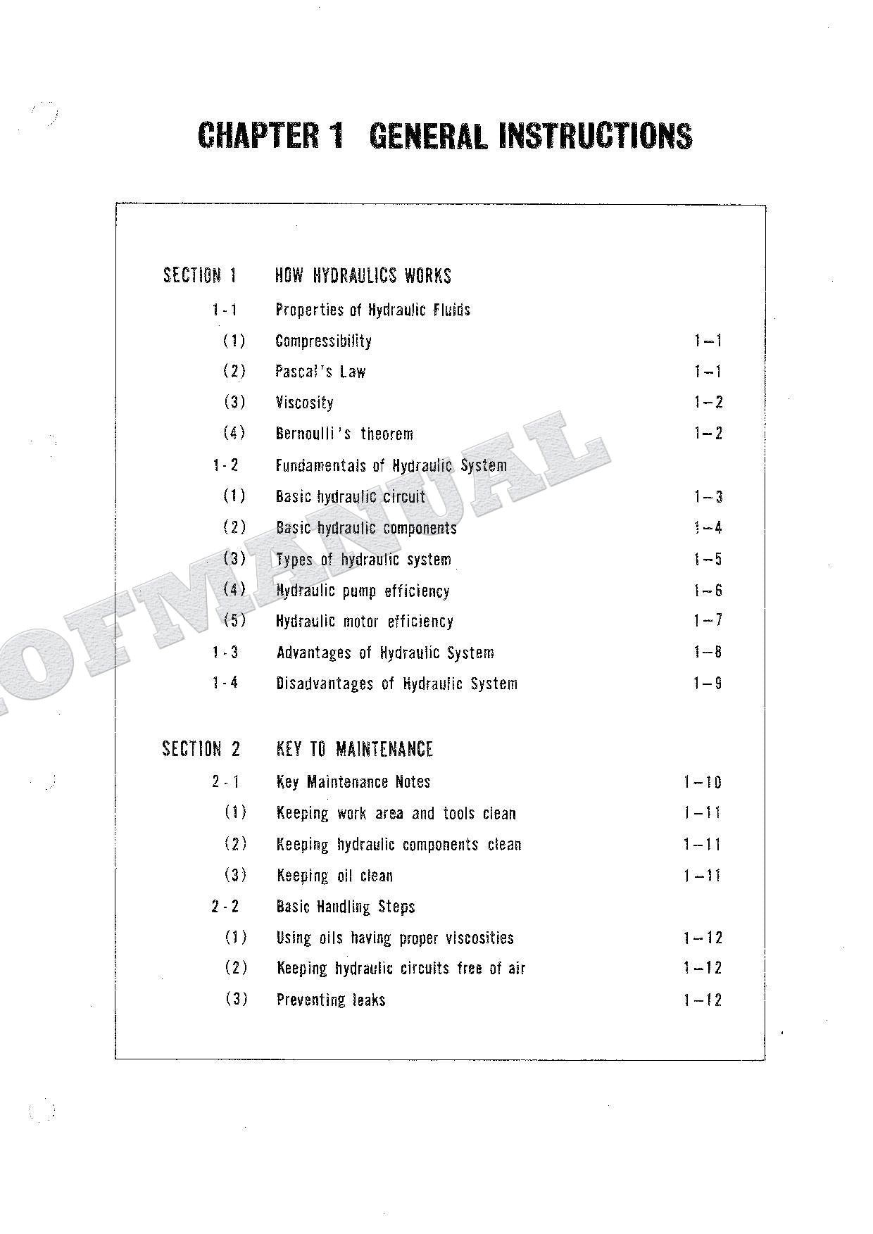 HITACHI HYDRAULIC EXCAVATOR SYSTEM Service manual