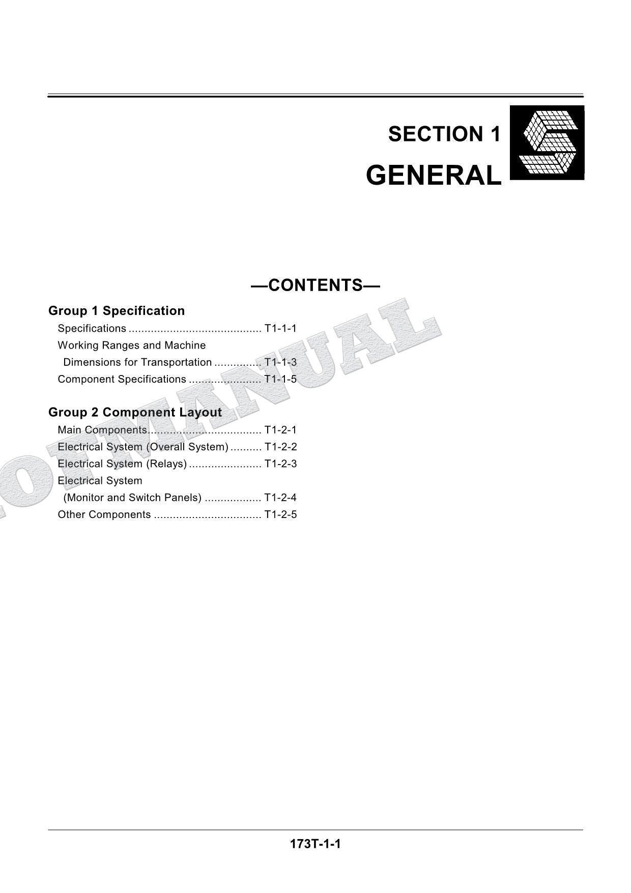 HITACHI EX300-5 EX300LC-5 EX330LC-5 EXCAVATOR Service manual Operat Principle