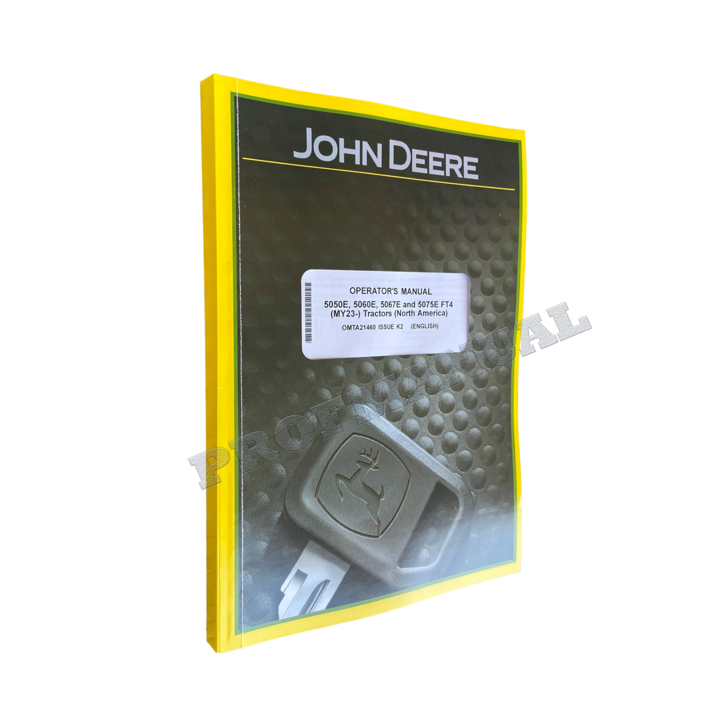 JOHN DEERE 5067E 5075E 5050E 5060E TRAKTOR-BETRIEBSHANDBUCH, FARBBILDER, BONUS