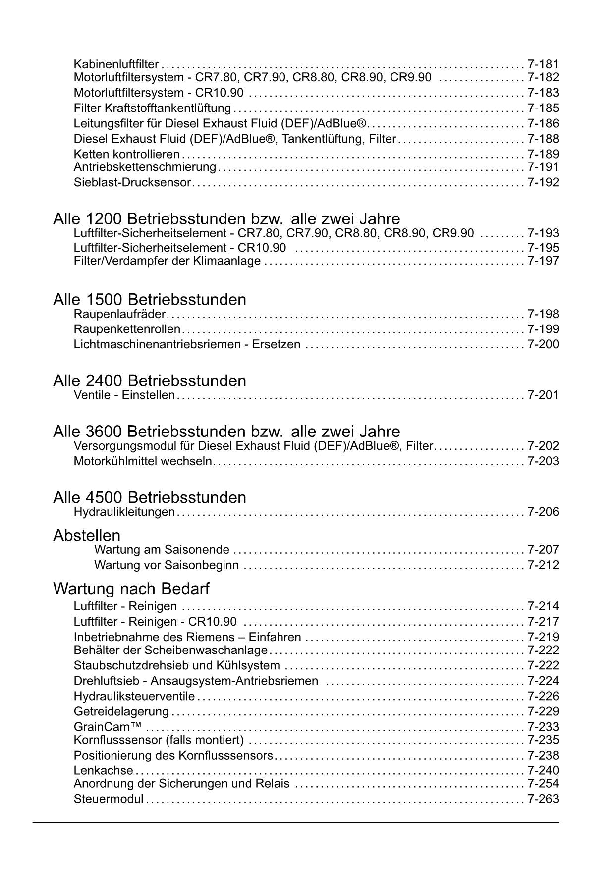 New Holland CR8 80 CR8 90 CR9 90 Revelation Mähdrescher Betriebsanleitung 2041