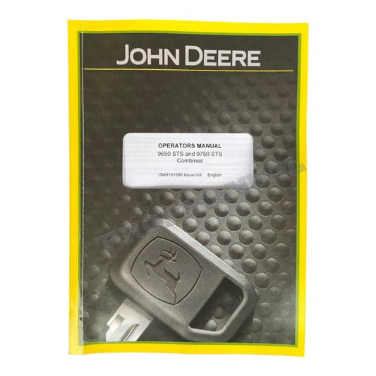 JOHN DEERE 9650 9750 STS MÄHDRESCHER-BETRIEBSHANDBUCH Nr. 1 