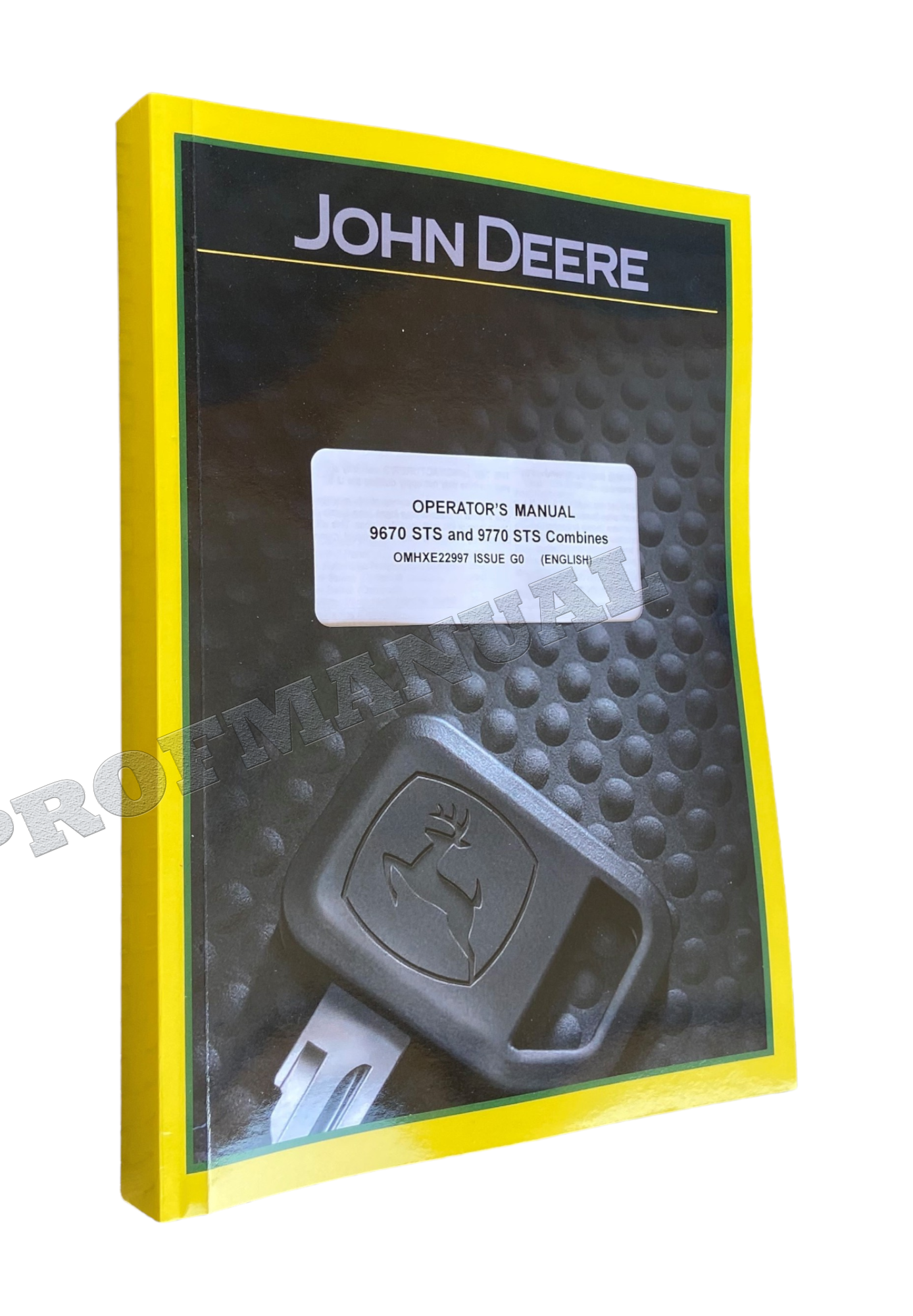 JOHN DEERE 9660 9760 STS MÄHDRESCHER-BEDIENUNGSANLEITUNG + !BONUS! 