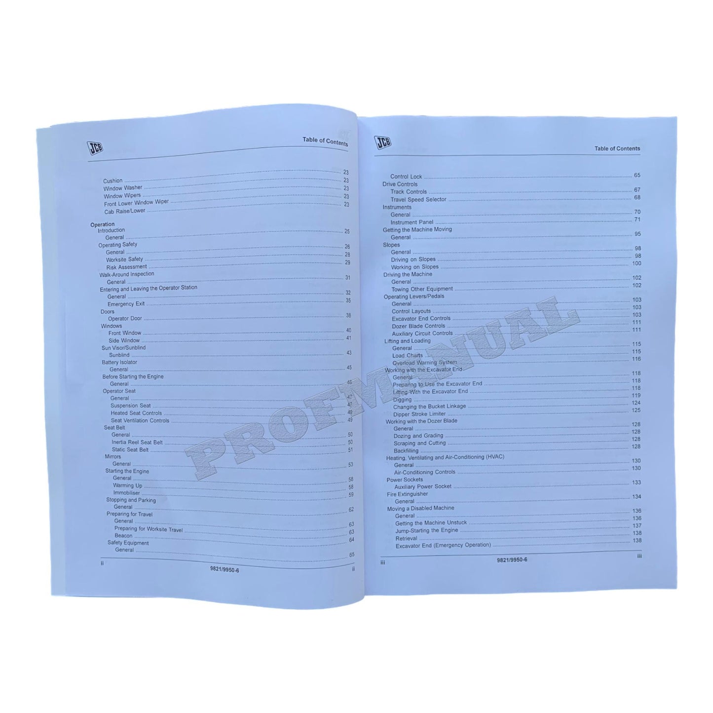 JCB JS115 JS130 JS145 JS160 JS180 Excavator Operators Manual