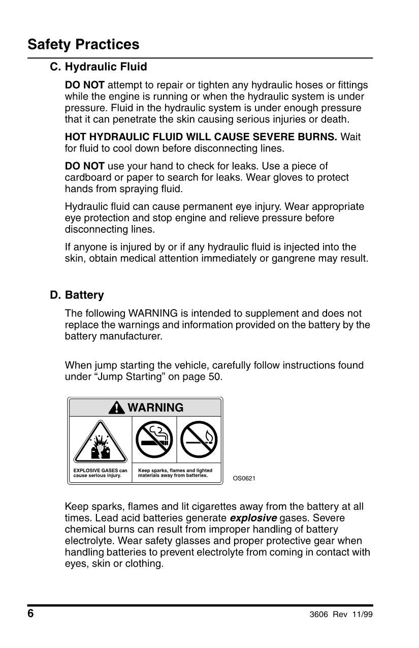 SKYTRAK 3606 Telehandler Maintenance Operation Operators Manual