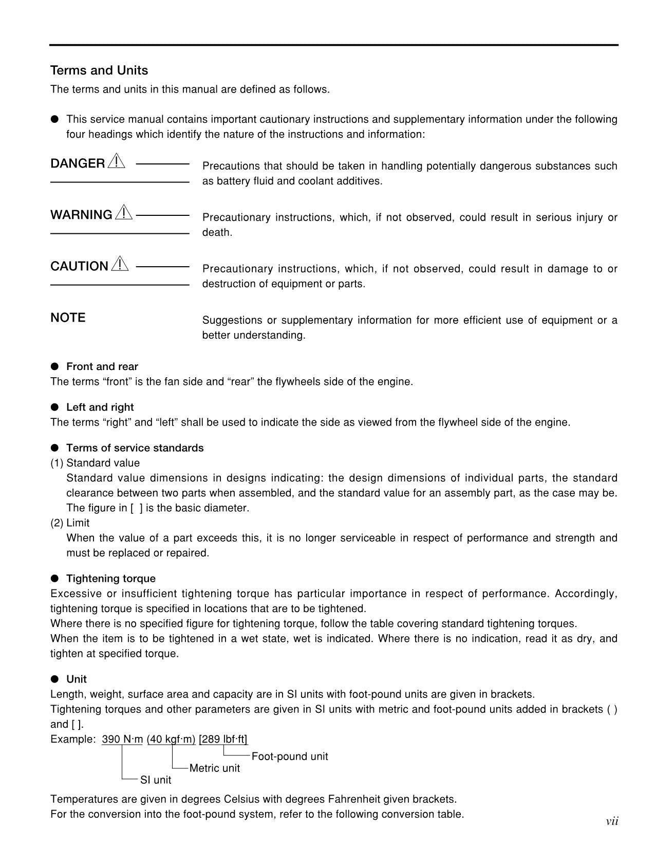 Caterpillar Lift Truck 6D16 Engine DP80 DP90 DP100 DP115 DP135 Service Manual