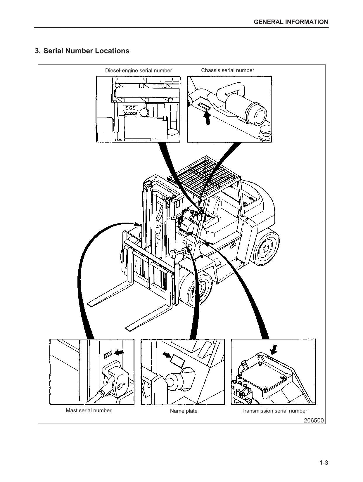 Caterpillar Lift Truck Forklift DP60 DP70 Service Manual Attachment