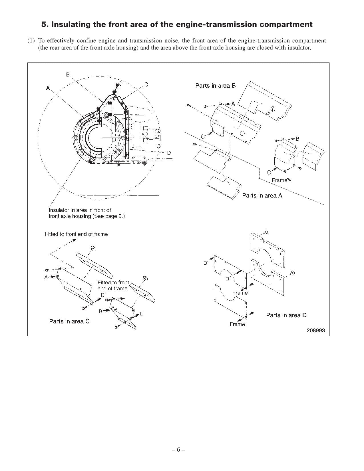 Caterpillar DP80 DP90 Geräuscharme Optionen Ergänzung Chassis Mast Servicehandbuch