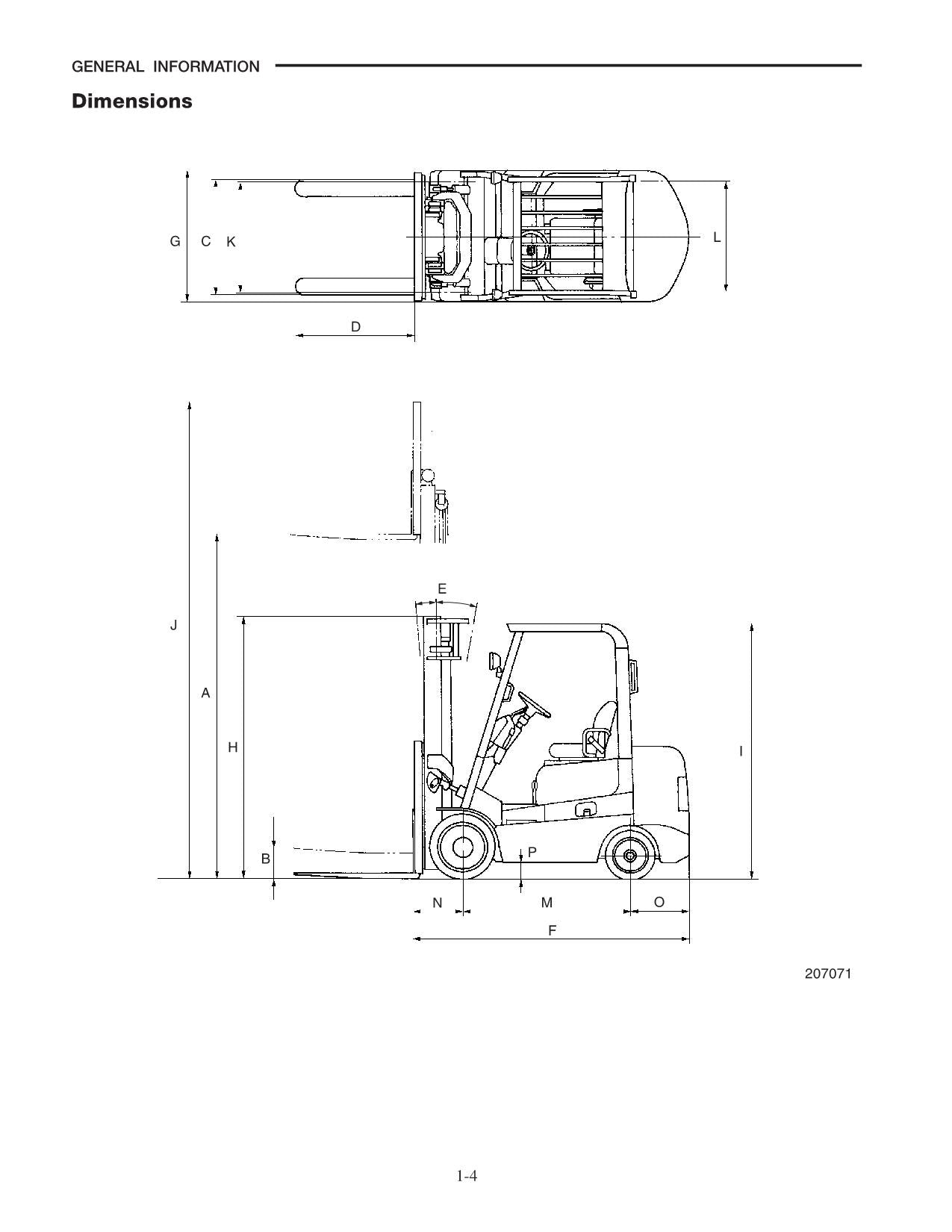 Caterpillar Lift Truck GC25K GC25K HP GC30K Chassis Mast Service Manual