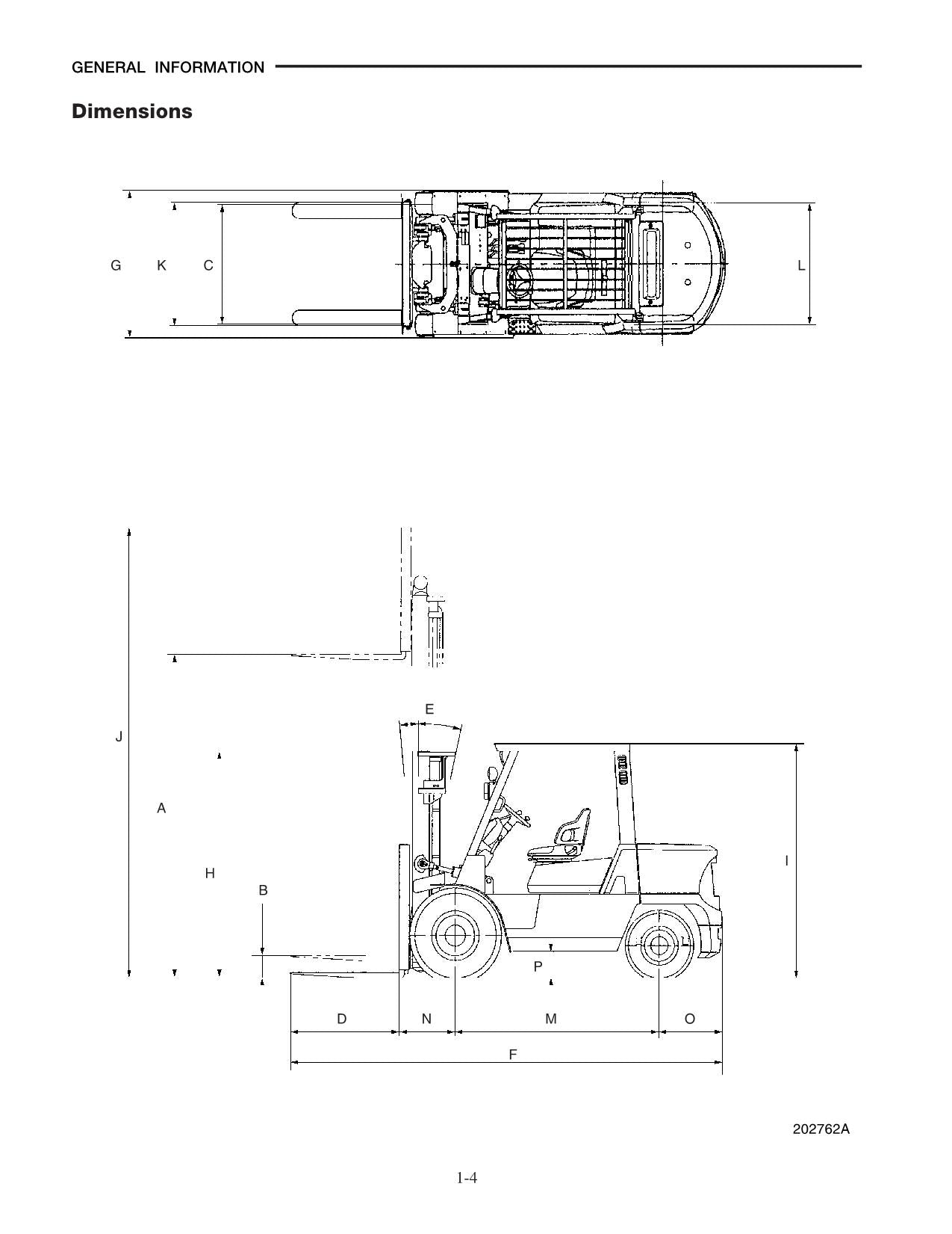 Caterpillar GP40K GP40KL GP45K GP50K DP40K DP40KL Forklift Service Manual 66100