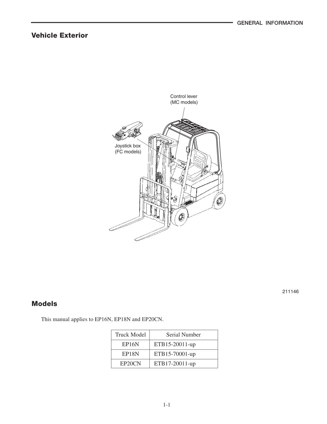 Caterpillar Gabelstapler EP16N-48v EP18N-48v EP20CN-48v Fahrgestellmast Servicehandbuch