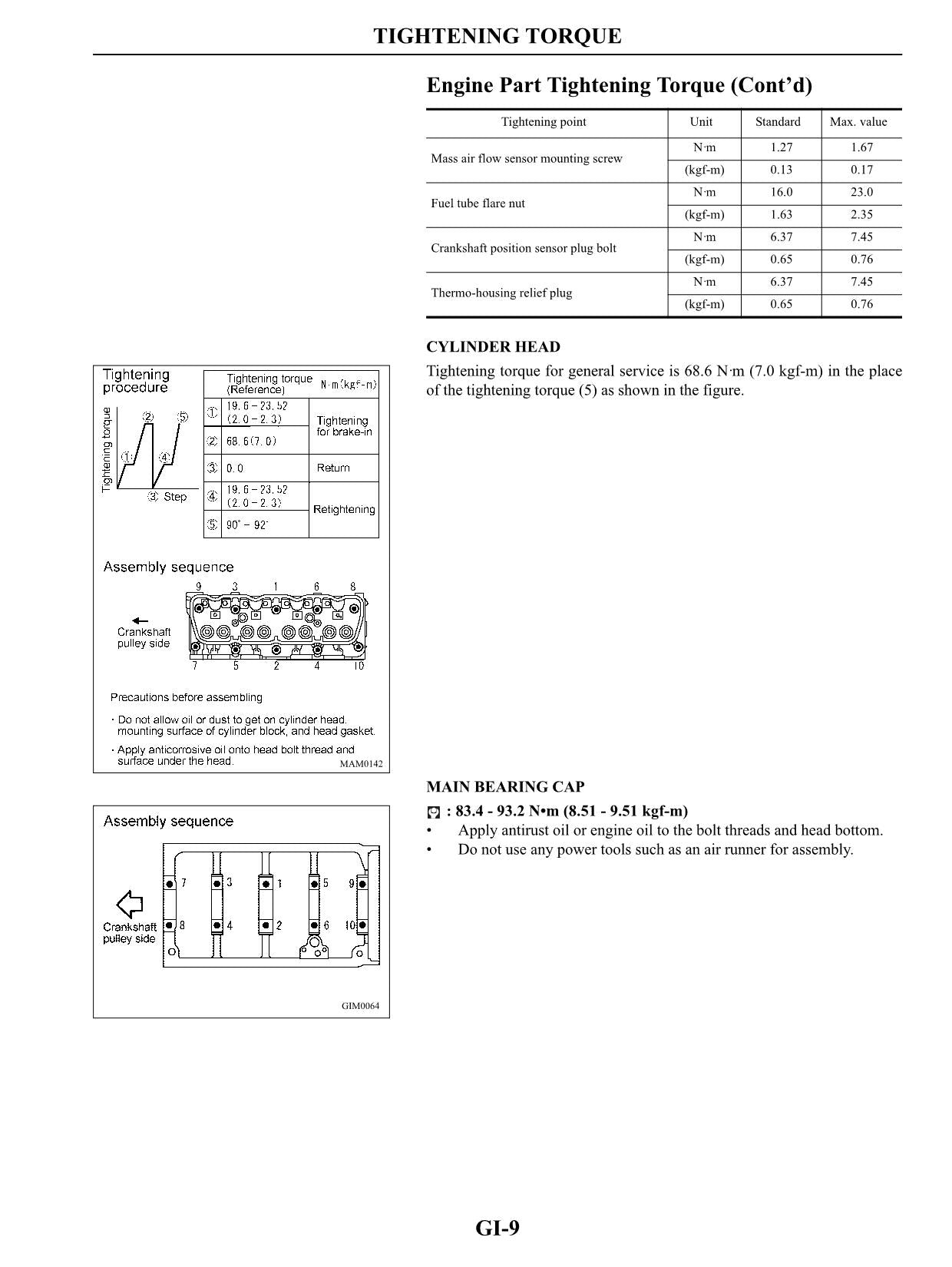 Caterpillar Lift Trucks K15 K21 K25 Gasoline Engine Service Manual