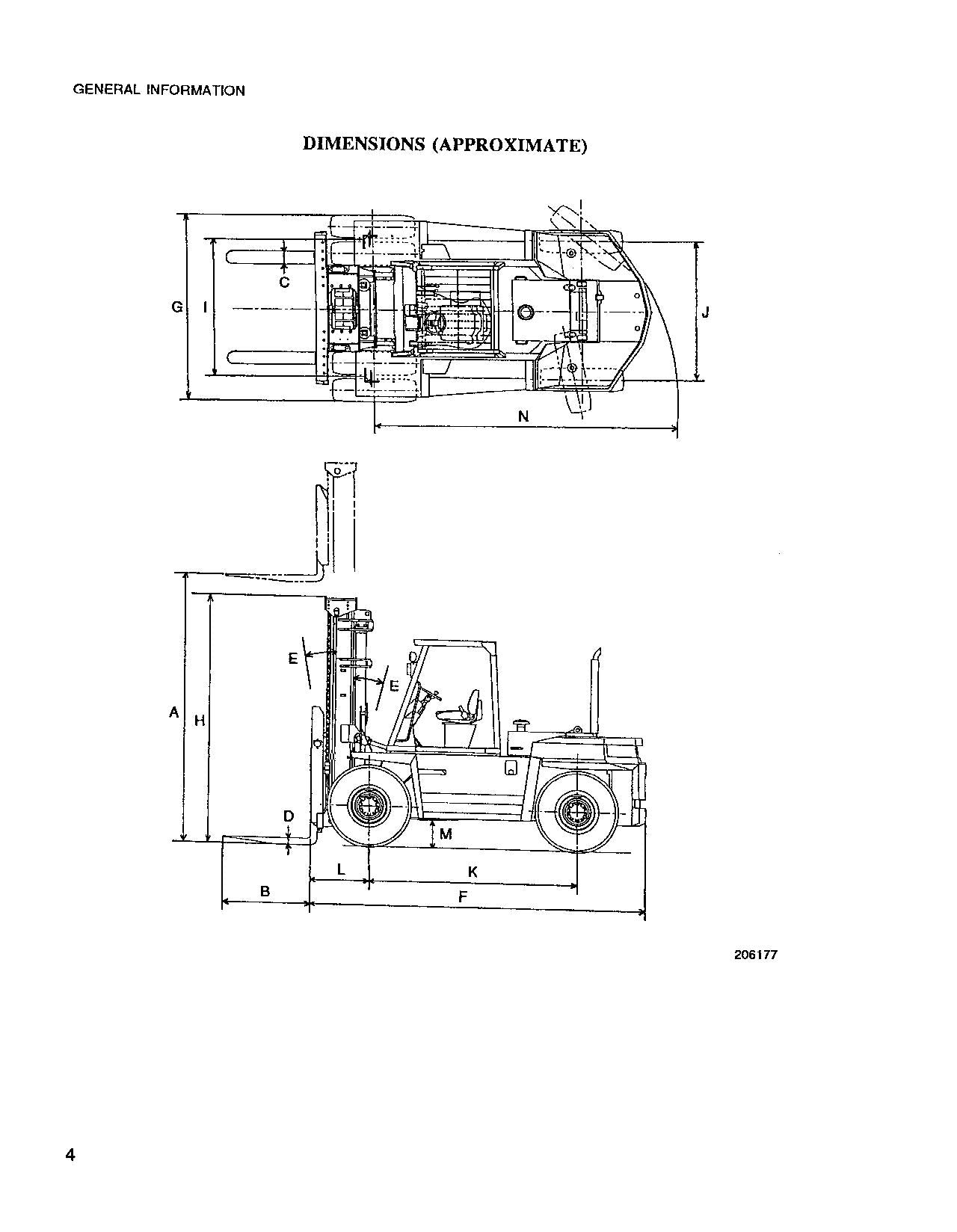 Caterpillar DP100 DP115 DP135 DP150 Chassis Mast Service Manual