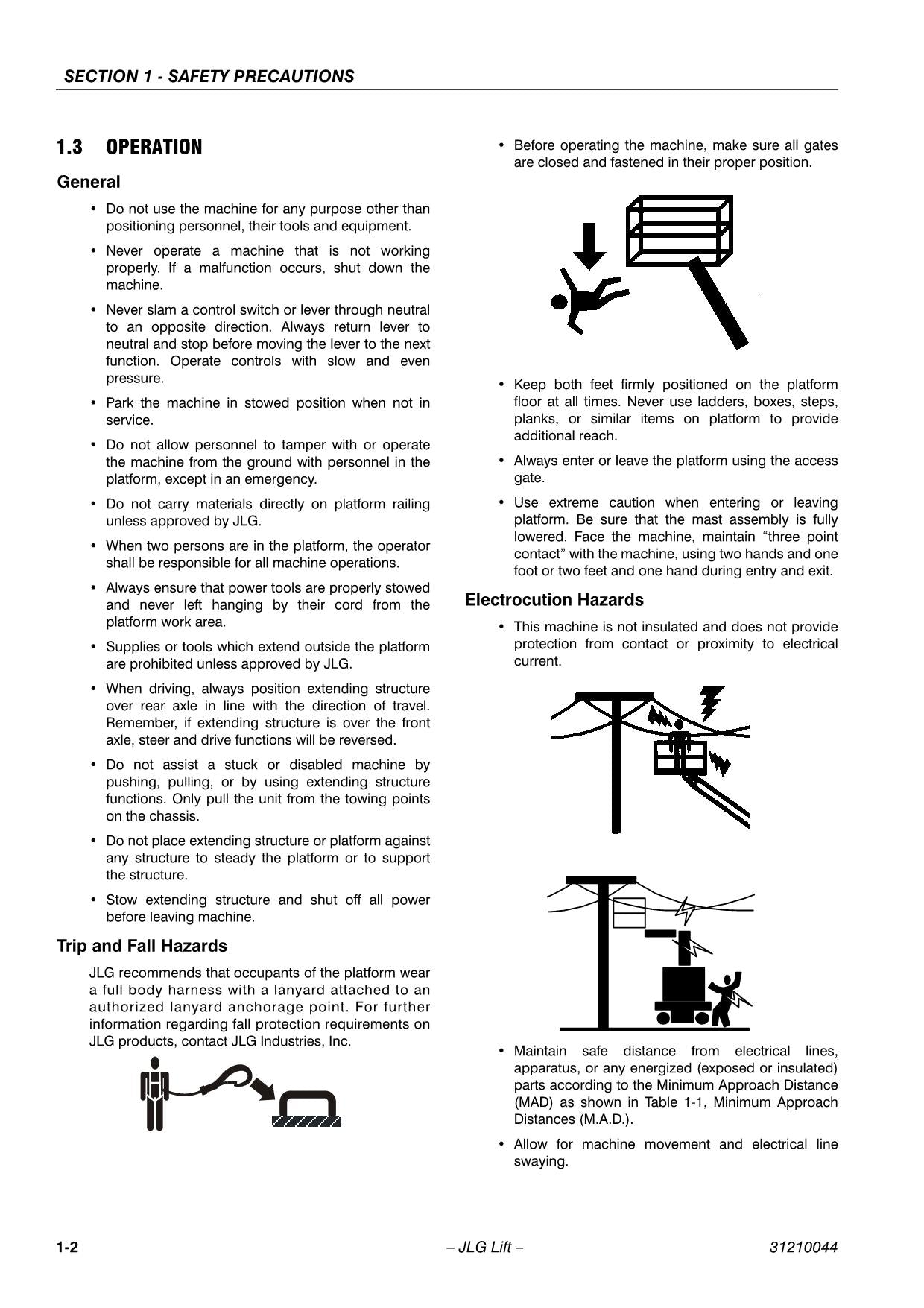 TOUCAN 861 Vertical Lift Maintenance Operation Operators Manual