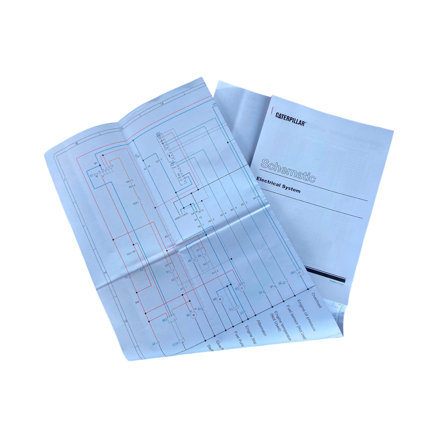 Caterpillar 304E 305C 305D 305E 305.5D 305.5E Air Cond Schematic Service Manual