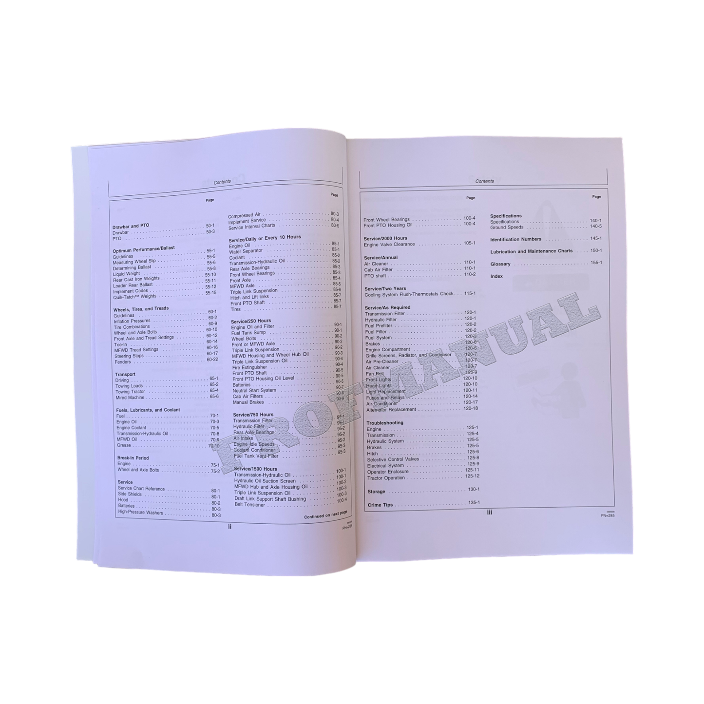 JOHN DEERE 7610 7710 7810 TRAKTOR-BETRIEBSHANDBUCH Nr. 1