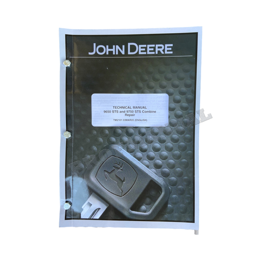 JOHN DEERE 9650 STS 9750 STS COMBINE REPAIR MANUAL