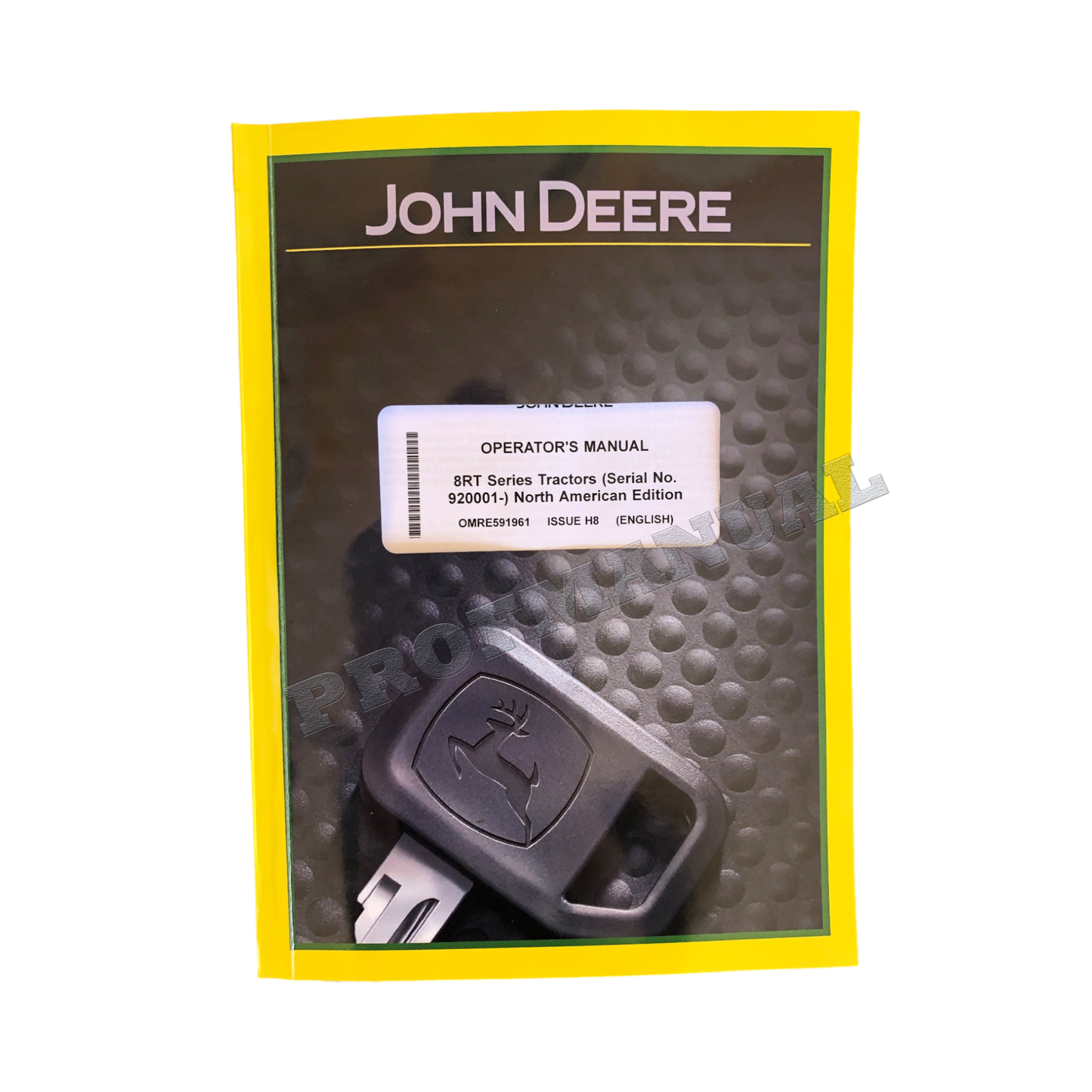 MANUEL D'UTILISATION DES TRACTEUR JOHN DEERE 8320RT 8345RT ET 8370RT ser 920001-