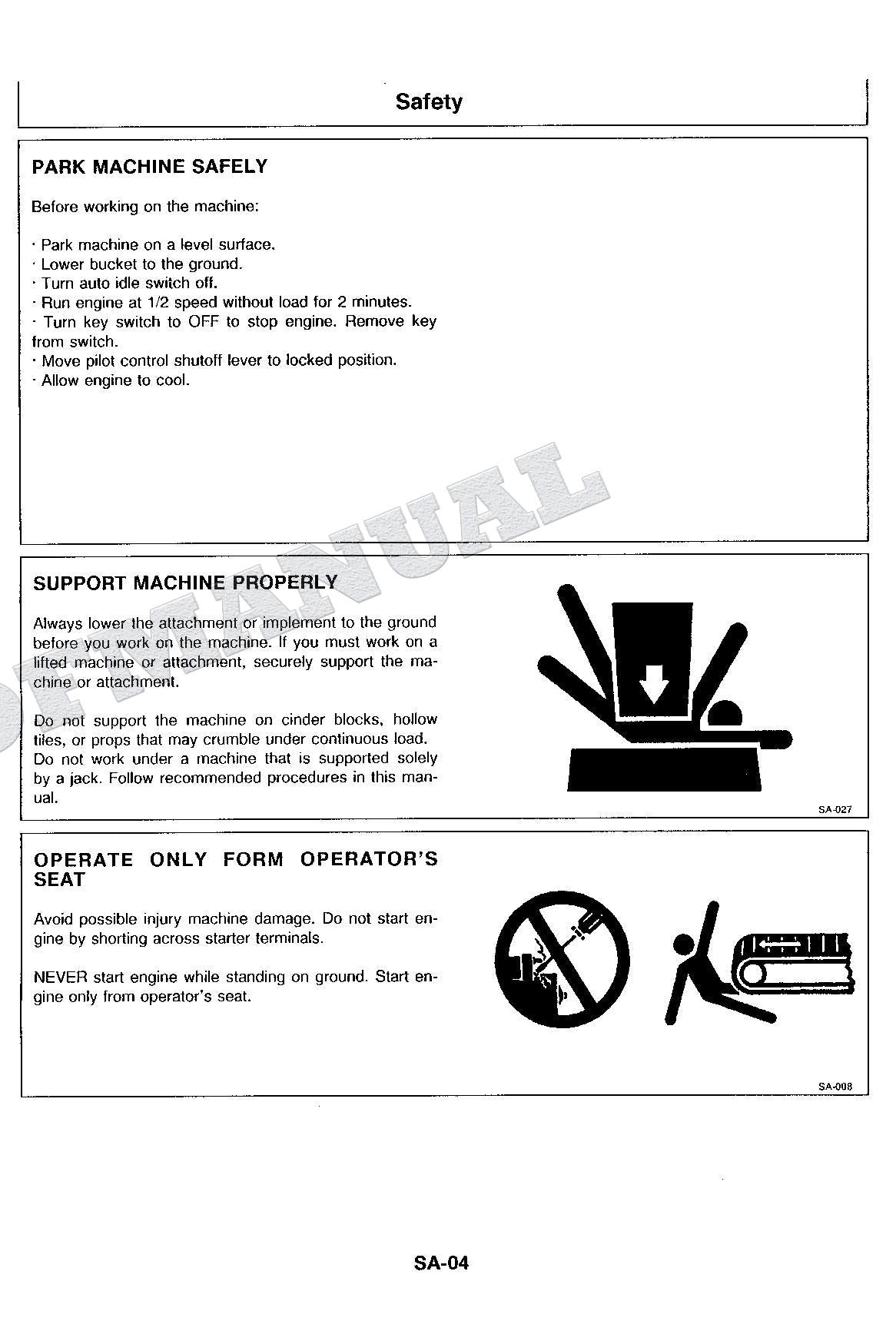 HITACHI EX220-2 Hudraulic Excavator Service Manual