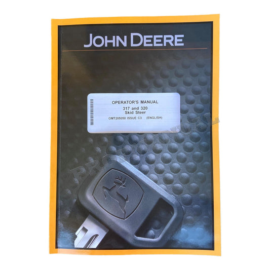 JOHN DEERE 317 320 SKID STEER OPERATORS MANUAL + !BONUS!