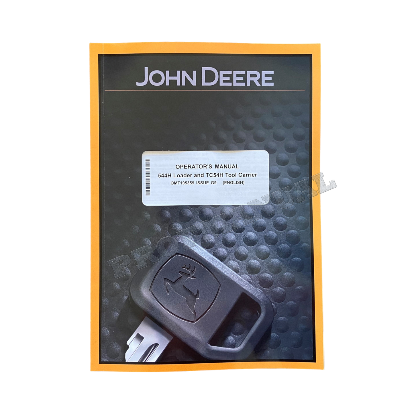 MANUEL D'UTILISATION DU CHARGEUR JOHN DEERE 544H TC54H