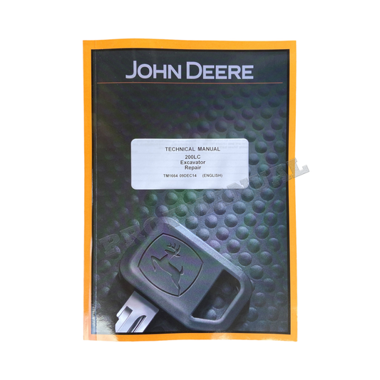 JOHN DEERE 200LC BAGGER REPARATUR-SERVICEHANDBUCH