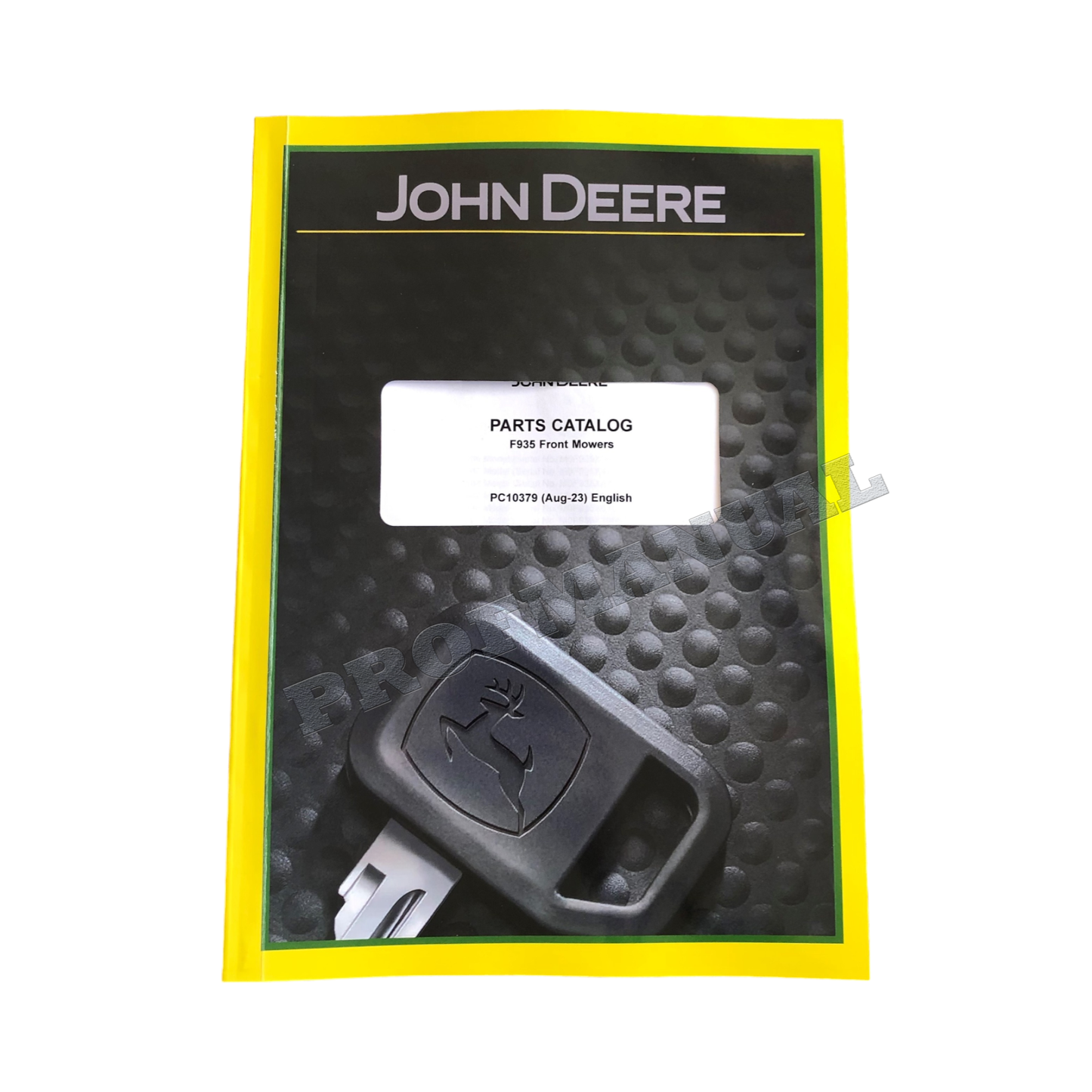 CATALOGUE DE PIÈCES DÉTACHÉES POUR TONDEUSE JOHN DEERE F935 + !BONUS!