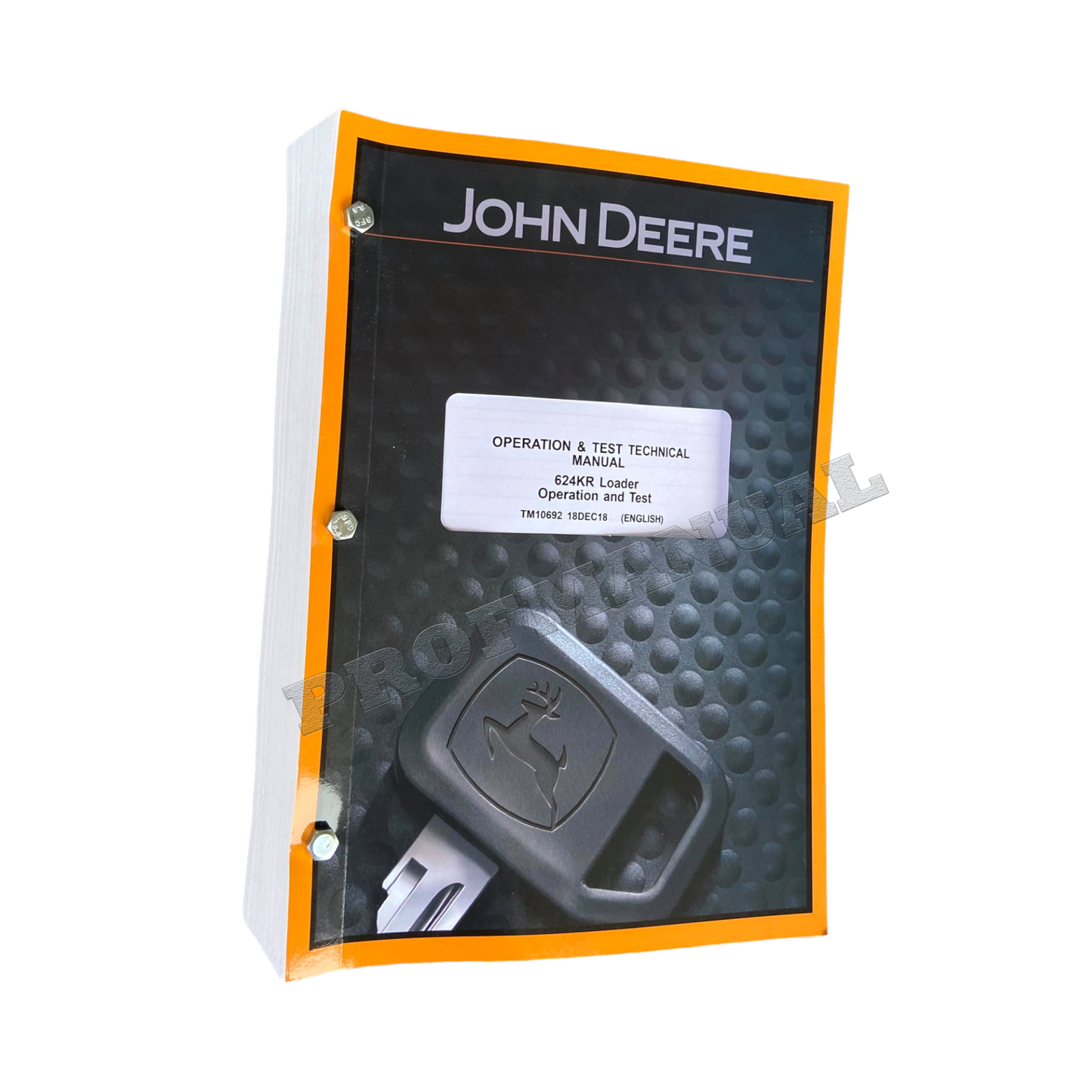 JOHN DEERE 624KR LOADER OPERATION TEST SERVICE MANUAL + !BONUS!