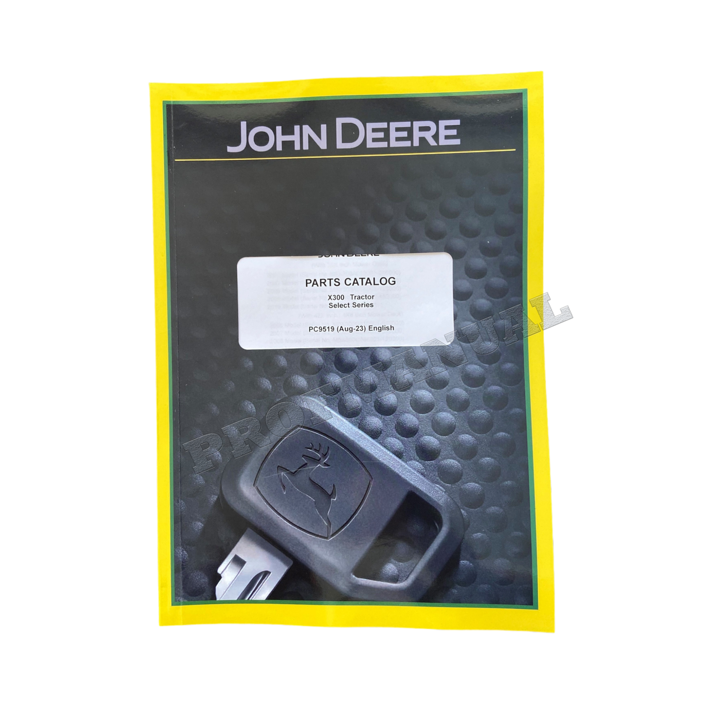 CATALOGUE DE PIÈCES DÉTACHÉES POUR TRACTEUR JOHN DEERE X300 + !BONUS!