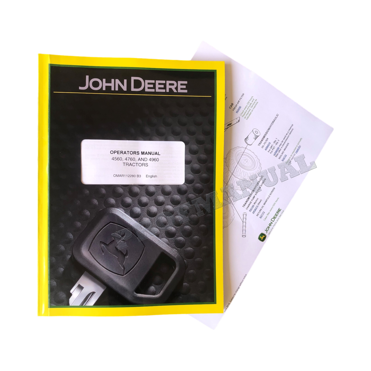 JOHN DEERE 4560 4760 4960 TRAKTOR-BETRIEBSHANDBUCH + !BONUS!