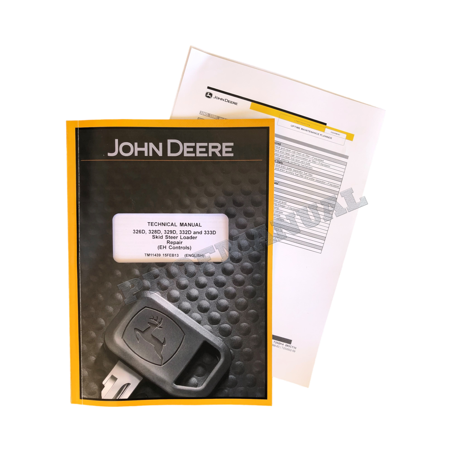 MANUEL D'ENTRETIEN ET DE RÉPARATION DE CHARGEUSE COMPACTE JOHN DEERE 326D 328D 329D + !BONUS!