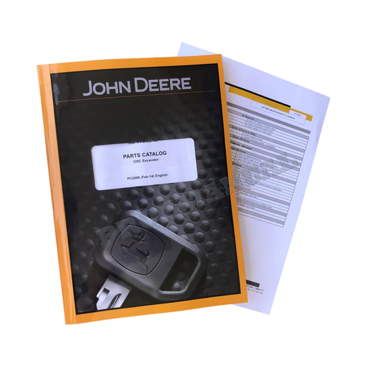 CATALOGUE DE PIÈCES DÉTACHÉES POUR EXCAVATRICE JOHN DEERE 120C + !BONUS!