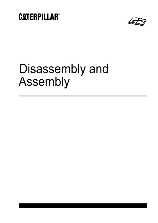 Caterpillar CAT Comfort Series Seat Manual Disassembly Assembly