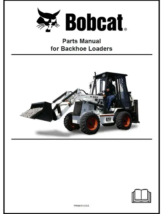 Bobcat BL570 Backhoe Loader Parts Catalog Manual 572611001-