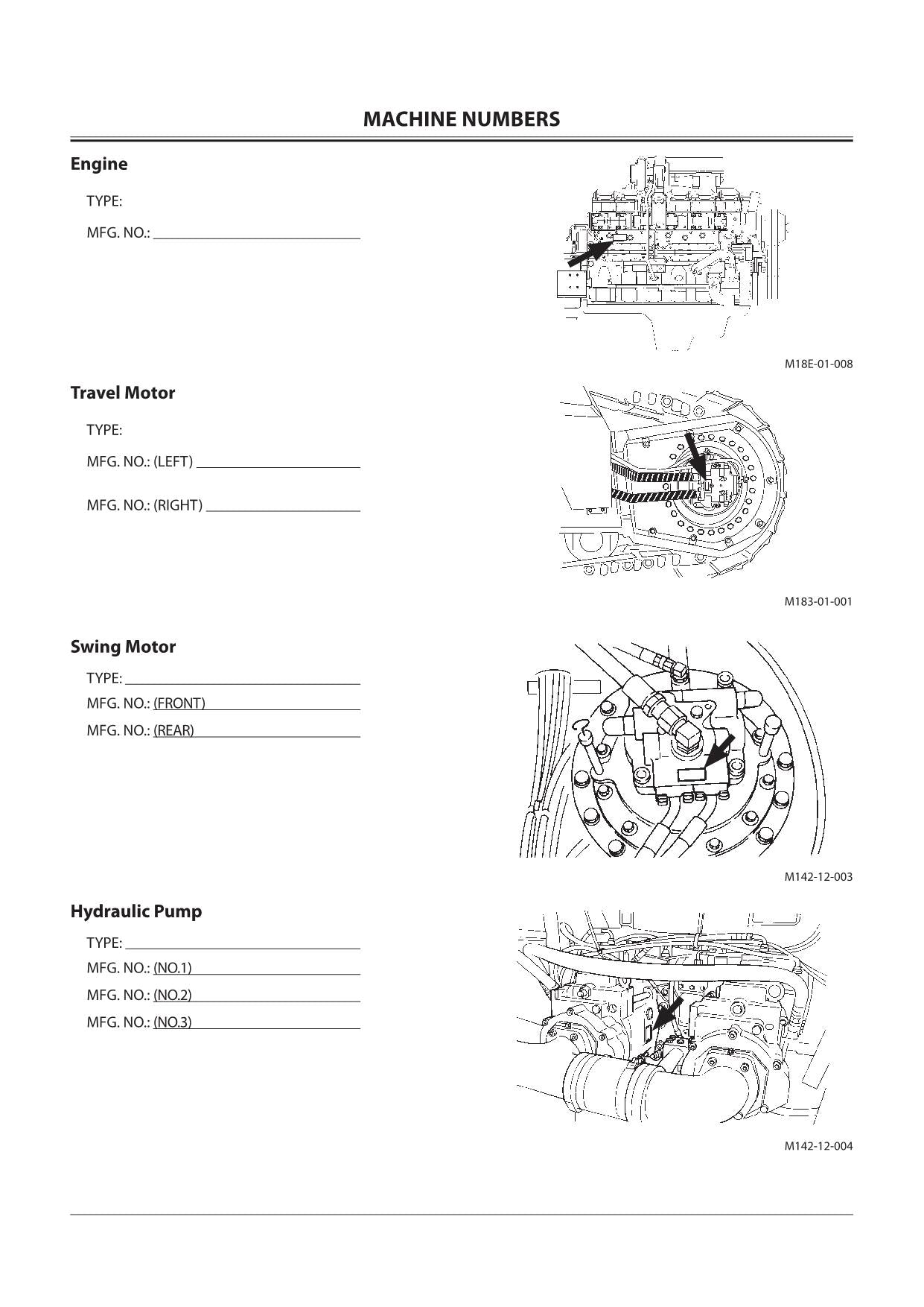 HITACHI EX1200-6 HYDRAULIC EXCAVATOR OPERATORS MANUAL