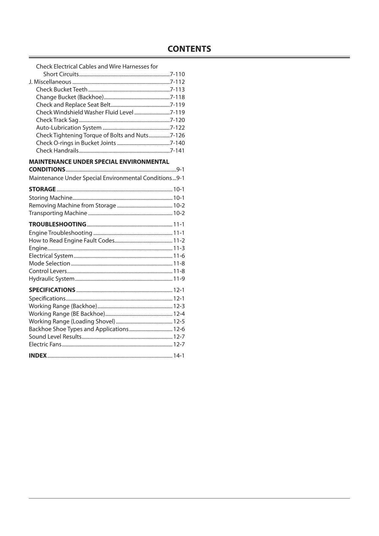 HITACHI EX1200-6 HYDRAULIC EXCAVATOR OPERATORS MANUAL