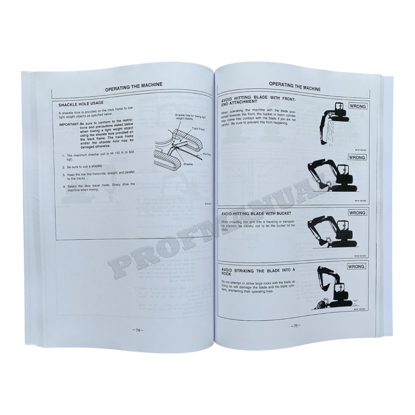 HITACHI EX135UR EXCAVATOR OPERATORS MANUAL