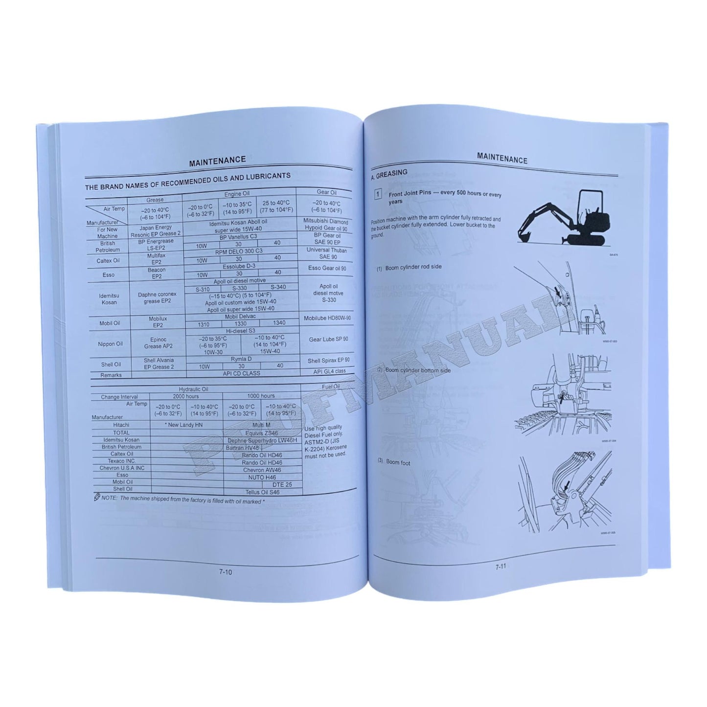 HITACHI ZAXIS ZX 30 35 40 50 EXCAVATOR OPERATORS MANUAL