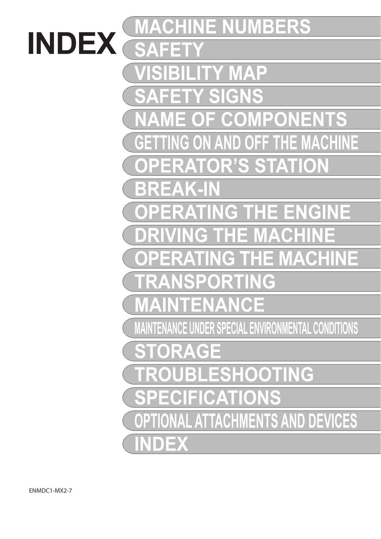 HITACHI 120-6 160-6 200-6 240-6 300-6 330-6  class  EXCAVATOR OPERATORS MANUAL