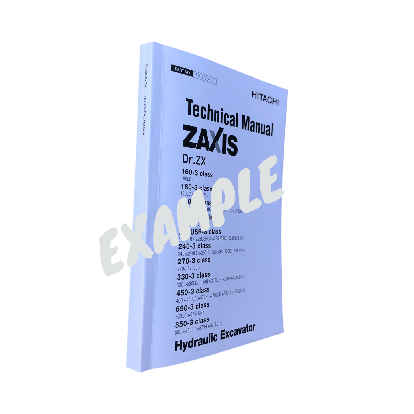 HITACHI ZX135USX-6 ZX210X-6 ZX210LCX-6 Operational Excavator Service Manual