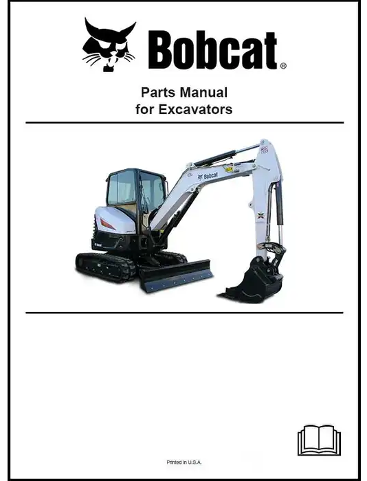 Ersatzteilkatalog für Bagger Bobcat 100, Handbuch 504911001–504911999