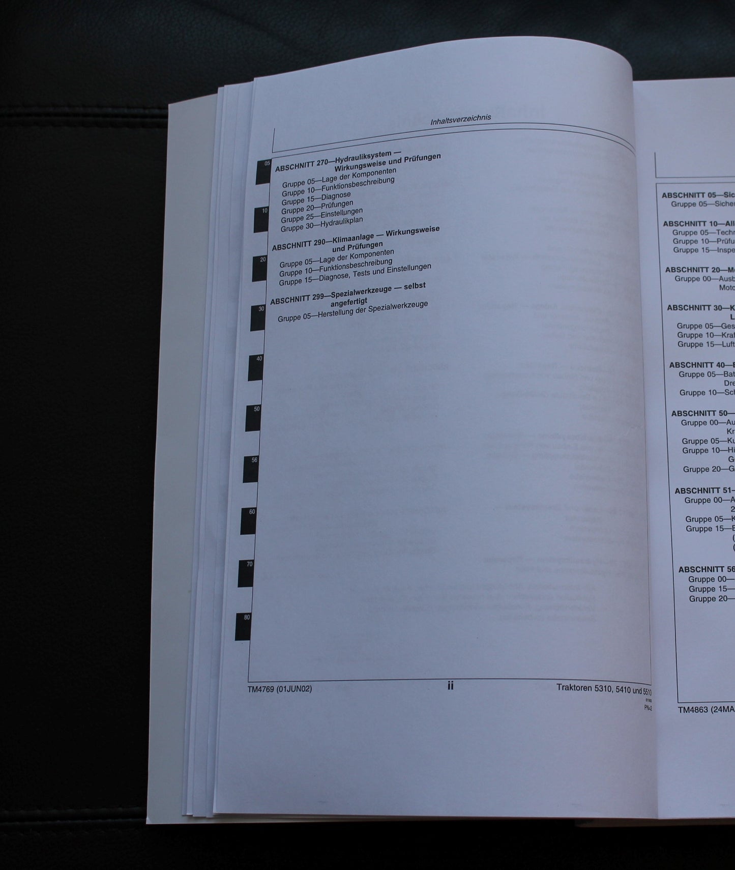 JOHN DEERE 5310 5410 5510 TRAKTOR REPARATURHANDBUCH WERKSTATTHANDBUCH