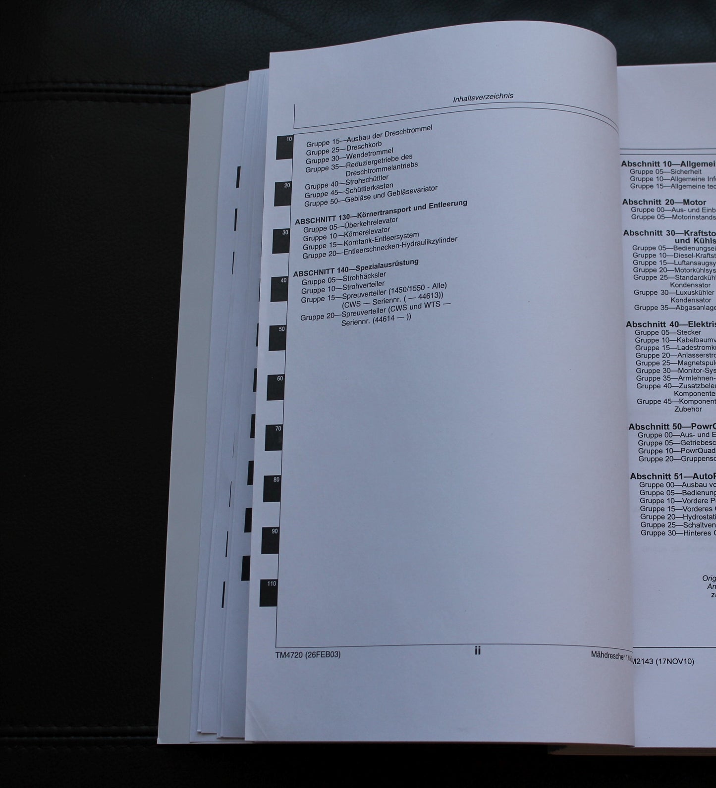 John Deere 1450 CWS 1550 CWS 1450 1450 WTS mähdrescher reparaturhandbuch