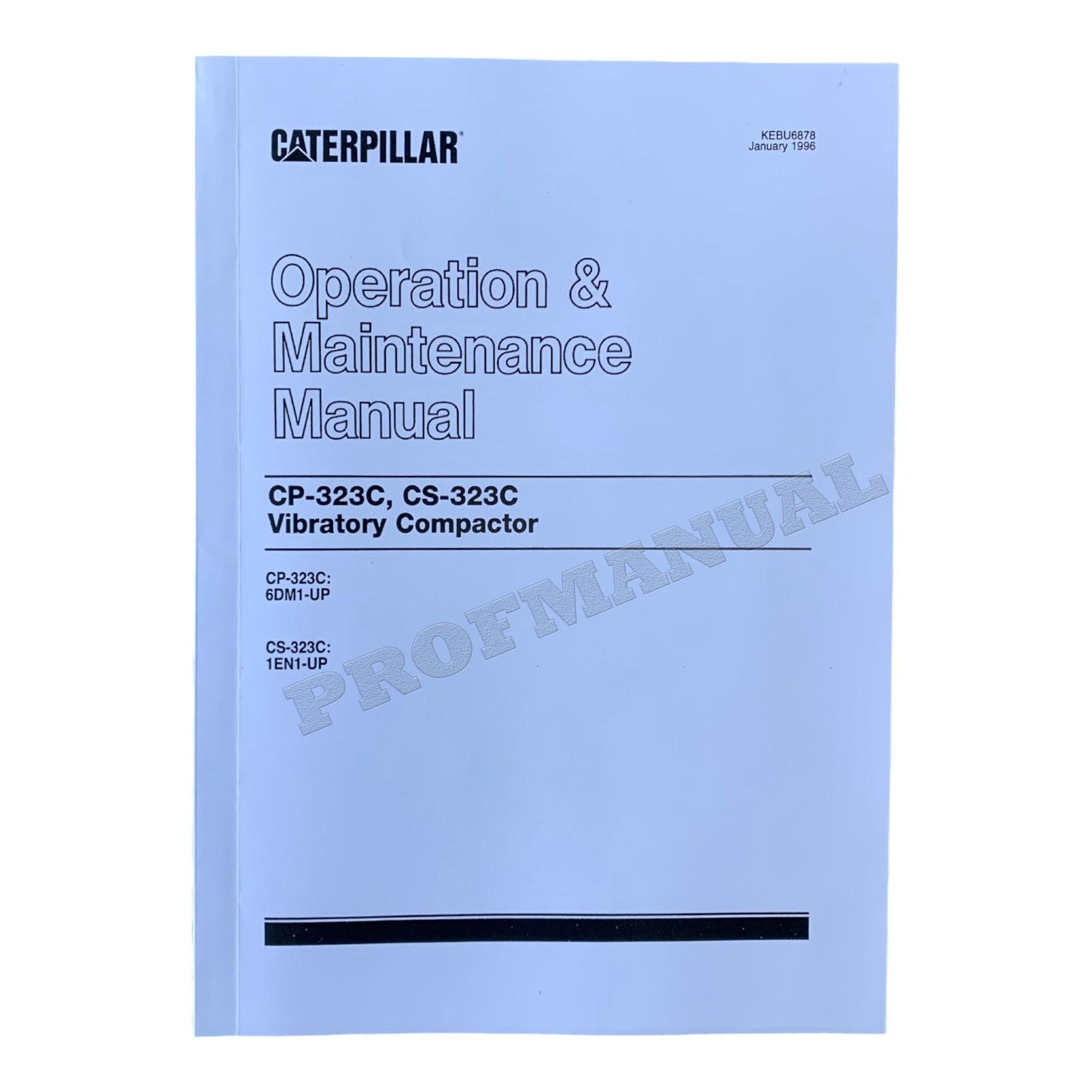 Caterpillar CP 323C CS 323C Vibratory Compactor Operators Maintenance Manual