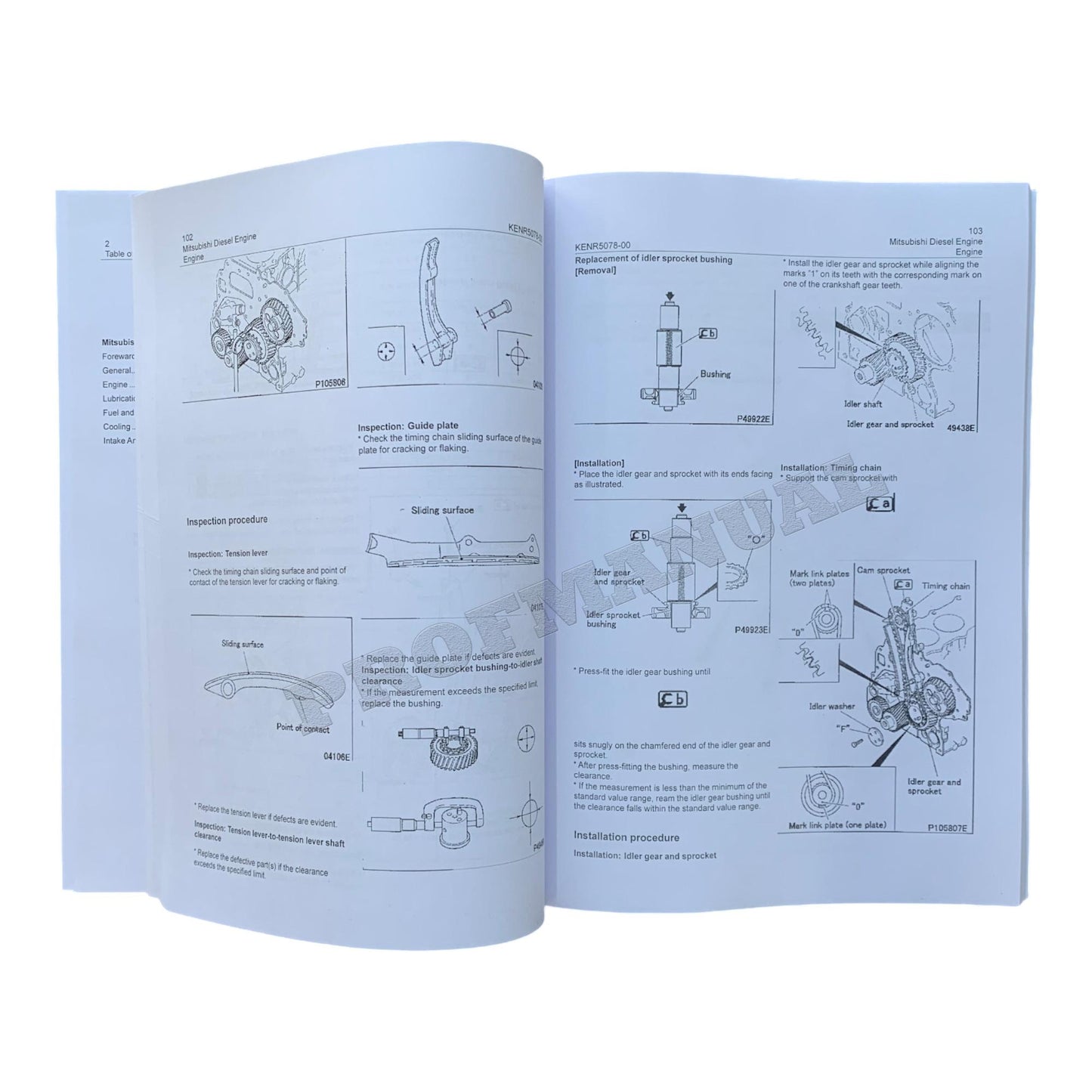 Caterpillar 308D CR Excavator 4M40 Engine FULL Service Manual +Supplement *Send S.N.